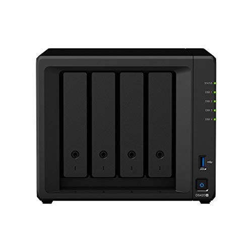 【中古】【未当て嵌める・未開封品】Synology DiskStation DS420+ NASサーヴァー Celeron 中央処理装置積み上げる 6GB記憶装置 16結核症 HDD記憶装置 Synology DSMOS
