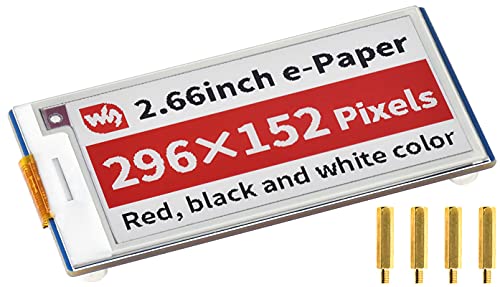 【中古】【未当て嵌める・未開封品】waveshare 2.7in Eペーパーディスプレイモジュール (B) Raspberry Pi Pico用 296×152画素 赤いこと/黒いこと/白いこと 3色Eインキ SPIイ