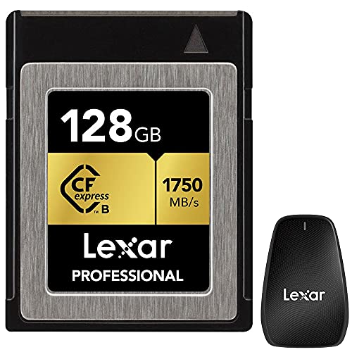 【中古】【未当て嵌める・未開封品】Lexar LCFX10-128CRBNA 128GB 専門的 CFExpress (CFX) 手合いB メモリーカードバンドル Lexar 専門的 CFExpress Type B