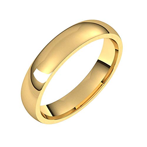【中古】【未使用・未開封品】クラシック 4mm 純金 結婚指輪 10Kと14Kイエローゴールド、ホワイトゴールドまたはローズゴールド 快適フィット, 金属, 不明,|AJIMURA-SHOP