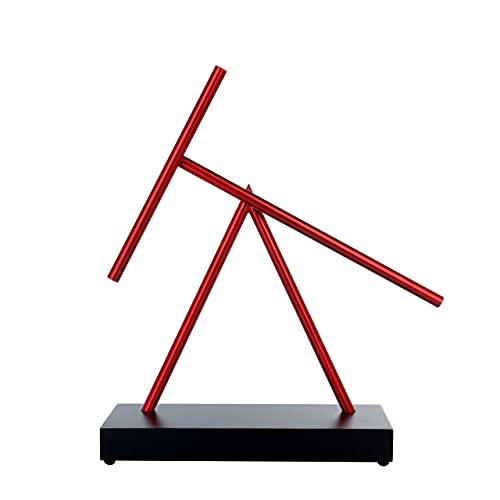 【中古】【未使用・未開封品】Swinging Sticksのキネティックエナジー彫刻 - オリジナルフルサイズバージョン(ブラック/レッド)