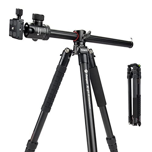 【中古】【未当て嵌める・未開封品】Fotopro X-GO HR カメレオン 写真機三脚 デジタル一眼二眼レフ用 軽銀三脚 どんぶり鉢頭顱360度回転させる能力のあるな真っただ中新聞のコラム付き添い人