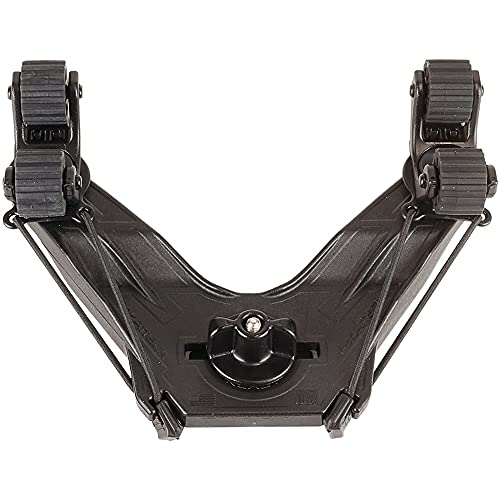 【中古】【未使用・未開封品】YakAttack ダブルヘッダー デュアルRotoGripパドルホルダー付き ブラック