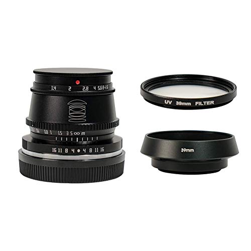 【中古】【未使用・未開封品】TTArtisan 35mm F1.4 APS-C フォーマット 大口径マニュアルフォーカス固定レンズ Lマウントカメラ用 ブラック|AJIMURA-SHOP