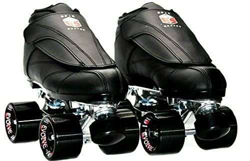 【中古】【未使用・未開封品】Epic Skates エボリューション ブラックスピードスケート