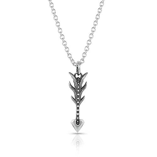 【中古】【未当て嵌める・未開封品】MONTANA SILVERSMITHS レディース 気どらずにのダーツアローネックレス