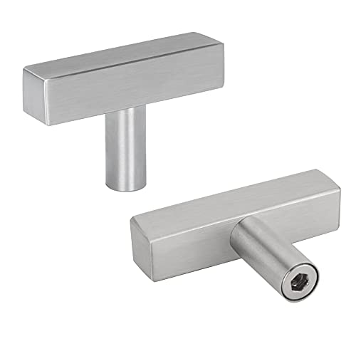 【中古】【未当て嵌める・未開封品】キッチンキャビネットノブ 無光沢Ｎｉ 抽き出しノッブ 50個容器に並べる - シングル大広間ノッブ 全長2in 無光沢Ｎｉ 部屋の入り口ノッブ キッチンハ