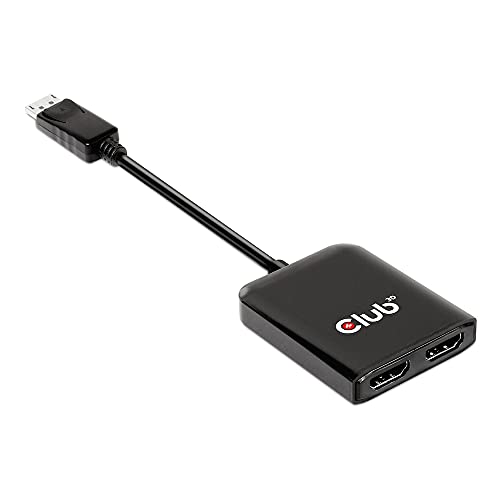 【中古】【未当て嵌める・未開封品】Club 3D デュアル 4K 60サイクル HDMI スプリッター (デュアルモニターハブ) から 2-HDMI 2.0 4K 60サイクル MST こしき CSV-7200H