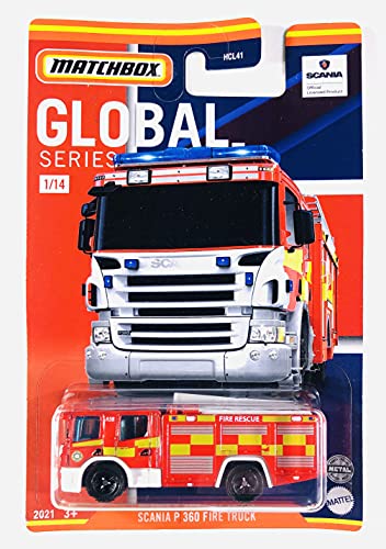 【中古】【未使用・未開封品】Matchbox - Scania P 360 Fire Truck - Red - Global Series - 1/14｜AJIMURA-SHOP 10,901円