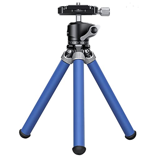 【中古】【未当てはめる・未開封品】LEOFOTO MT-02C+LH-22 ミニ旅行家卓上三脚 ボールヘッドキット付き添い人 (青色)