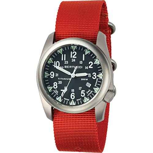 【中古】【未当てはめる・未開封品】BERTUCCI A-4T 百貨店北部人 イルミネーションウォッチ 黒いこと/国際的オレンジ色, 黒いこと/国際的 オレンジ色