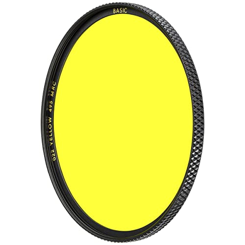 【中古】【未使用・未開封品】B+W 86mm ベーシック ブラック&ホワイト (イエロー) MRC 022M ガラスフィルター