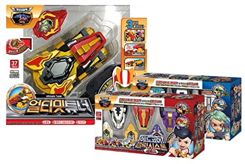 【中古】【未使用・未開封品】Dino Core シーズン3 アルティメットチューナー リスト+ヘッドコア ギャラクシーストーン No.1+No.2セット