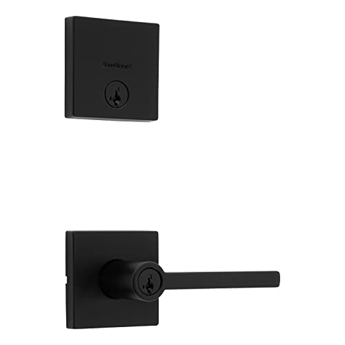 【中古】【未使用・未開封品】Kwikset ハリファックスキーエントリーレバーとシングルシリンダーデッドボルトコンボパック マットブラック SmartKey?|AJIMURA-SHOP