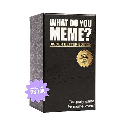 【中古】【未使用・未開封品】What Do You Meme? コアゲーム - ミーム好きのための陽気な大人パーティーゲーム (より大きなベターエディション)｜AJIMURA-SHOP