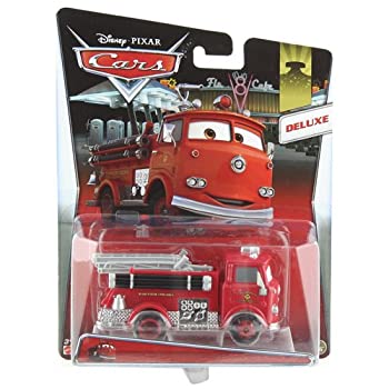 中古 輸入優美さ 未行ずる Mattel Disney Pixar Cars Deluxe 15 Red マテル カーズ 豪壮 消防自動車 レッド Olc54 Fr