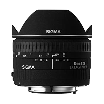 品質満点！ SIGMA 単焦点魚眼レンズ 15mm F2.8 EX DG DIAGONAL FISHEYE