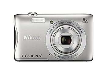 【中古】Nikon デジタルカメラ COOLPIX S3700 シルバー 光学8倍ズーム 2005万画素 S3700SL｜AJIMURA-SHOP