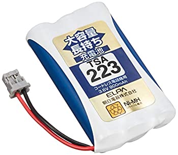 【中古】ELPA エルパ 子機用 大容量長持ち充電池 TSA-223
