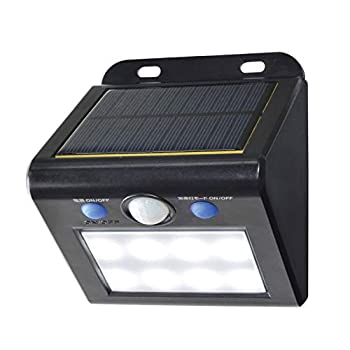 【中古】【未使用未開封】ELPA エルパ LEDセンサーウォールライト(小) 白色 場所を選ばないソーラー式 明暗人感センサー&常夜灯切替可能 安心な防水タイプ ESL-K101SL(W)