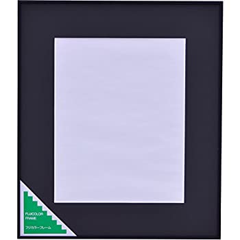 【中古】【未当て嵌める未開封】FUJICOLOR 写真立て A300 半切 軽銀 黒いこと 301513