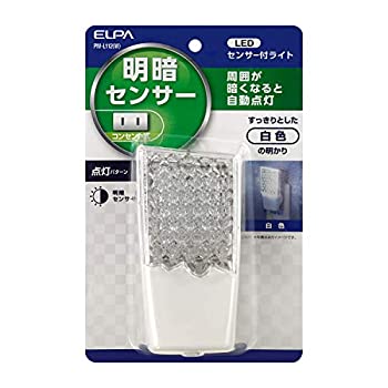 【中古】【未使用未開封】ELPA LEDセンサー付ライト PM-L112(W) ホワイト PM-112(W)