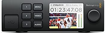 【中古】【未当て嵌める未開封】Blackmagic Design 変換器佩び物 Teranex mini Rack Smart Panel 色合いLCD映写幕 003376
