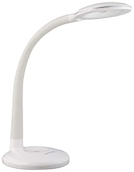 【中古】【未使用未開封】ジェントス LEDデスクライト 【明るさ 500ルーメン】 ホワイト DK-R155WH