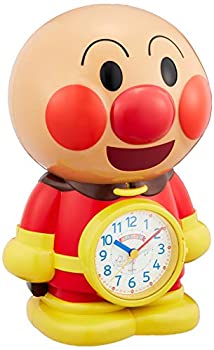 【中古】【未当て嵌める未開封】そこいけ アンパンマン 目覚まし時計時辰儀 文字記号 アナログ おもしろ おじゃべり 音吐 3D 茶 音楽的リズム(RHYTHM) 4SE552-M06 赤銅色 27.2x19.2x16
