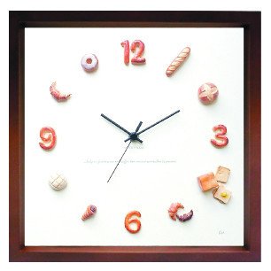 【中古】【未当て嵌める未開封】K-ART.JAPAN 置き時計・柱時計 赤銅色 大きさ:W26.5×26.5×D4.5糎