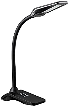 【中古】【未使用未開封】ジェントス LEDデスクライト 【明るさ 440ルーメン】 ブラック DK-R169BK