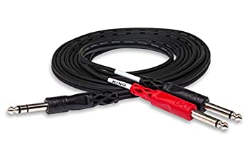【中古】【未使用未開封】Hosa STP-202 2m ステレオフォンオス-モノラルフォンオス×2 インサーションケーブル