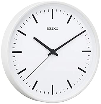 【中古】【未使用未開封】セイコークロック 掛時計 白 直径265×44mm 電波 アナログ KX309W