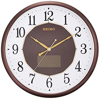 【中古】【未当て嵌める未開封】セイコー 時辰儀 柱時計 変わり種ソーラー 電磁波 アナログ 茶 メタリック 空想科学小説241B SEIKO