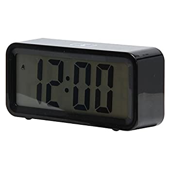 【中古】【未使用未開封】不二貿易(Fujiboeki) 置き時計 ブラック 13.5×6.5cm ブロック 99065