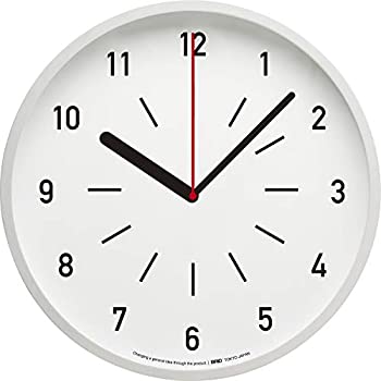 【中古】【未当て嵌める未開封】Olika CLOCK オリカ 柱時計 φ31 糎（白いこと）003154