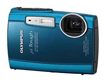 【中古】【未当て嵌める未開封】OLYMPUS デジタル写真機 μ TOUGH-3000 青み μ TOUGH-3000 BLU