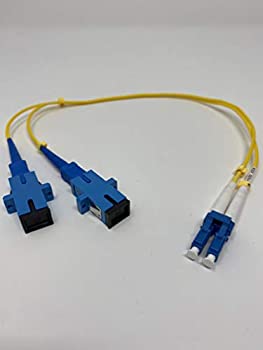 【中古】1?ft光ファイバアダプタケーブルLC (オス) to SC (メス) 812472014665