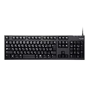 【中古】【未使用未開封】エレコム キーボード 有線 メンブレン 1000万回高耐久 ブラック TK-FCM062BK