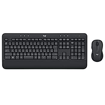 【中古】【未当て嵌める未開封】ロジクール 好いたらしい万物の霊長科学技術二十日鼠\u0026静音鍵盤 無線電話ジャズバンド MK545 パームレスト チルトレッグ積み上げる 耐水心積もり 長独居室耐久年数 高耐久性 Unifying
