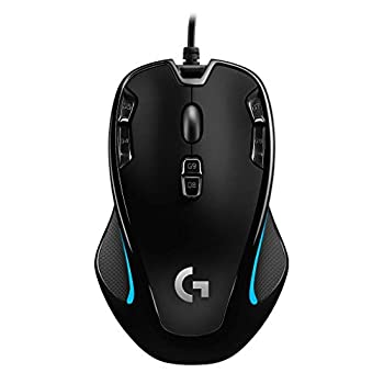 Logicool G ゲーミングマウス 有線 G300Sr 左右対称 軽量 プログラムボタン9個 高精度dpi 国内正規品