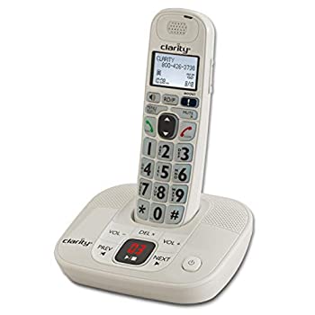 【中古】【未当て嵌める未開封】Clarity 53714 Dect 6.0 Amplified Cordless Phone with Digital Answering System VoIP Phone and Device