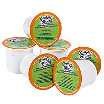 【中古】【未使用未開封】6パックのクリーニングCups for Keurig k-cupマシン???2.0互換性、ステインリムーバー、非毒性???byクイック&クリーン