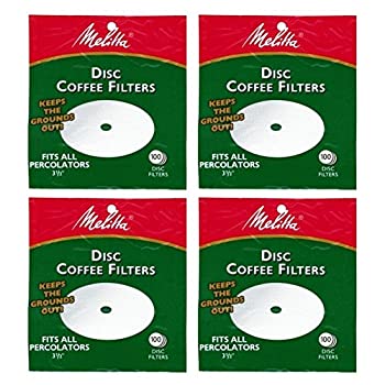 【中古】(100 Count (Pack of 4)) - Melitta 8.9cm White Disc Coffee Filters (Pack of 4) 12,417円