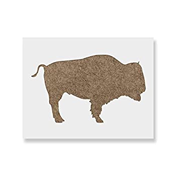 【中古】【未使用未開封】Bisonステンシルテンプレート???再利用可能なステンシルwith複数サイズあり 48\