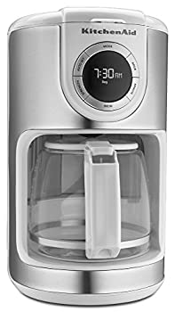 【中古】【未当て嵌める未開封】KitchenAid KCM1202WH 12優勝杯 ガラスカラフェコーヒーメーカー - 白いこと