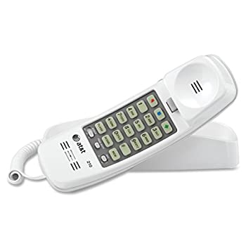 【中古】At&T コード付き電話 ホワイト