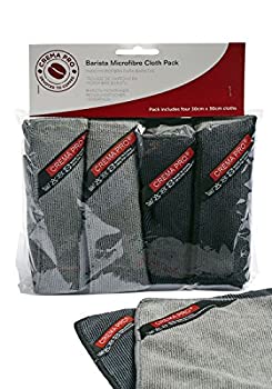 【中古】【未当て嵌める未開封】CREMA PRO Barista Micro Cloth 4 Pack - Make The Perfect Coffee or Espresso - Coffee Accessories - Easy \u0026 Quick Clean Up 掃除用品-日用品雑貨・文房具・手芸