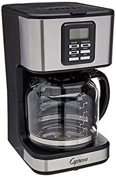 【中古】【未当て嵌める未開封】Capresso SG220 Black and Stainless Steel 12 Cup Coffee Maker by Capresso