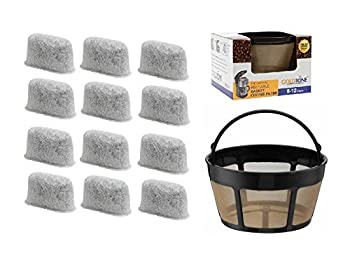 【中古】ゴールドトーンブランド再利用可能な8???12?CupバスケットコーヒーフィルターフィットCuisinartコーヒーメーカーとBrewers。Cuisinartにかわって